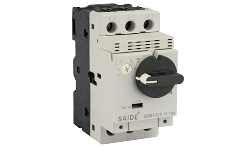Автоматический выключатель Saide SDM7-32X-2.5, 3P, In=2.5A, 690VAC, Icu=100kA, Ie=1.6_2.5A, Ii=12In, CLASS 10A, управление кнопками